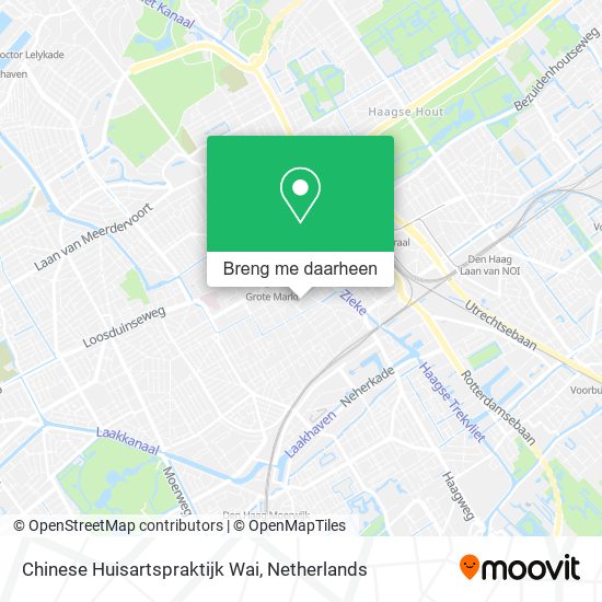 Chinese Huisartspraktijk Wai kaart