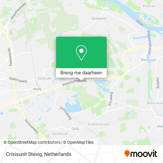 Crisisunit Stevig kaart
