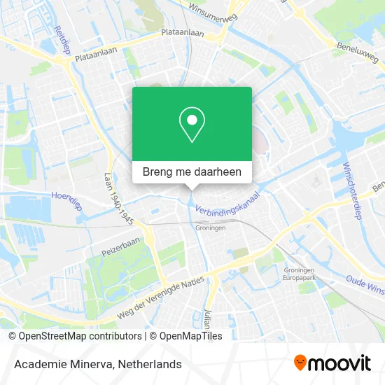 Academie Minerva kaart