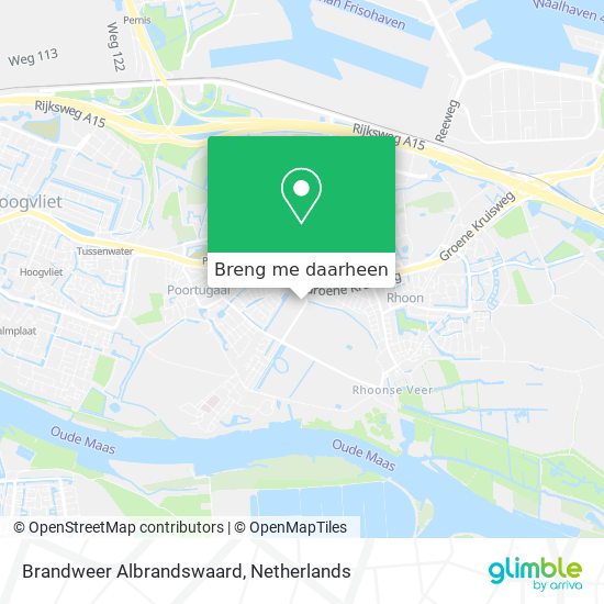 Brandweer Albrandswaard kaart