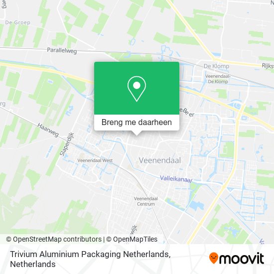 Trivium Aluminium Packaging Netherlands kaart