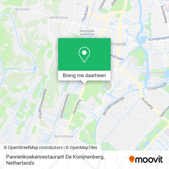 Pannenkoekenrestaurant De Konijnenberg kaart