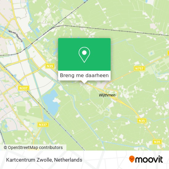 Kartcentrum Zwolle kaart