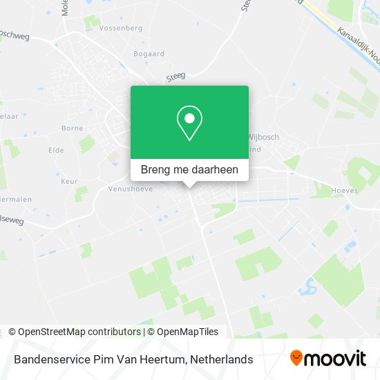Bandenservice Pim Van Heertum kaart