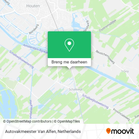Autovakmeester Van Alfen kaart