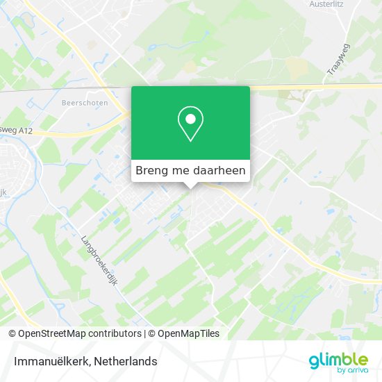 Immanuëlkerk kaart