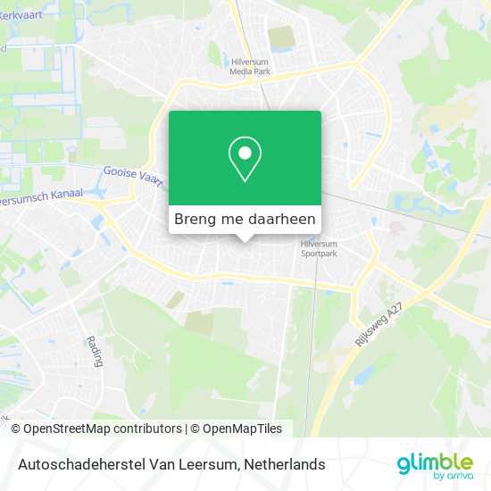Autoschadeherstel Van Leersum kaart