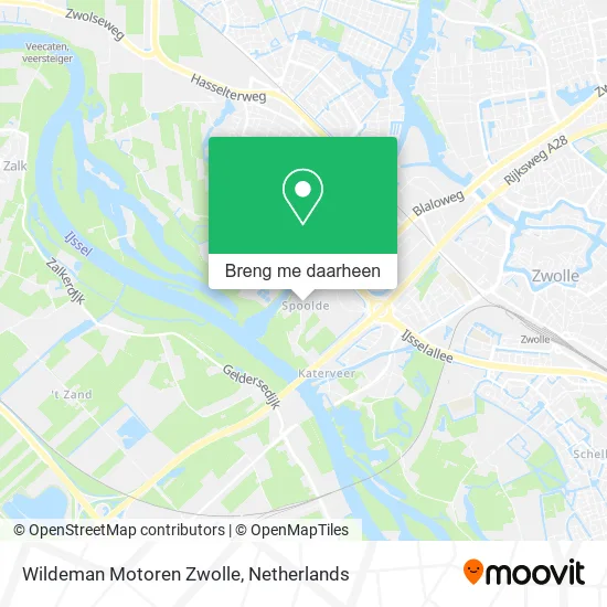 Wildeman Motoren Zwolle kaart