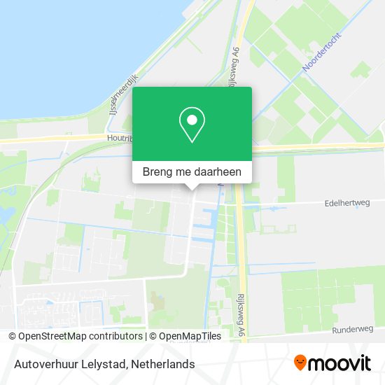 Autoverhuur Lelystad kaart