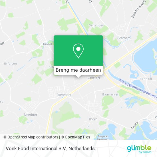 Vonk Food International B.V. kaart