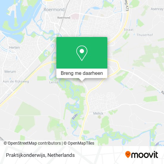 Praktijkonderwijs kaart