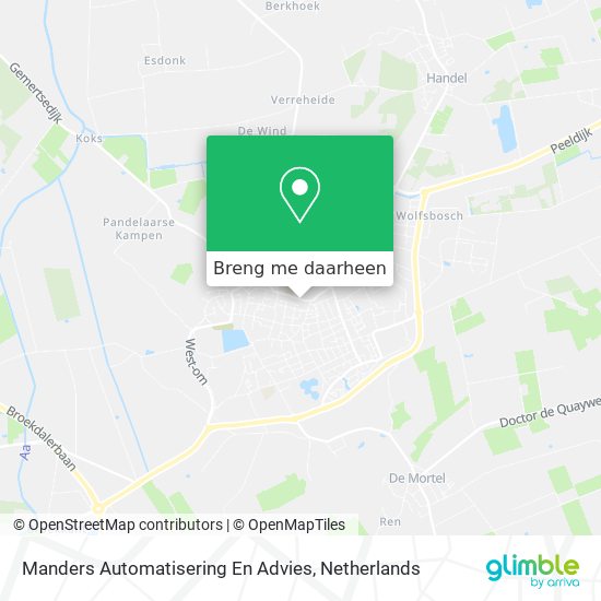 Manders Automatisering En Advies kaart