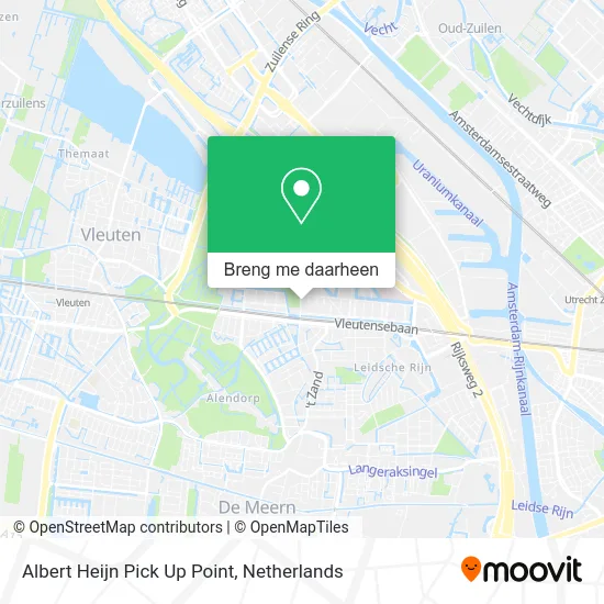 Albert Heijn Pick Up Point kaart
