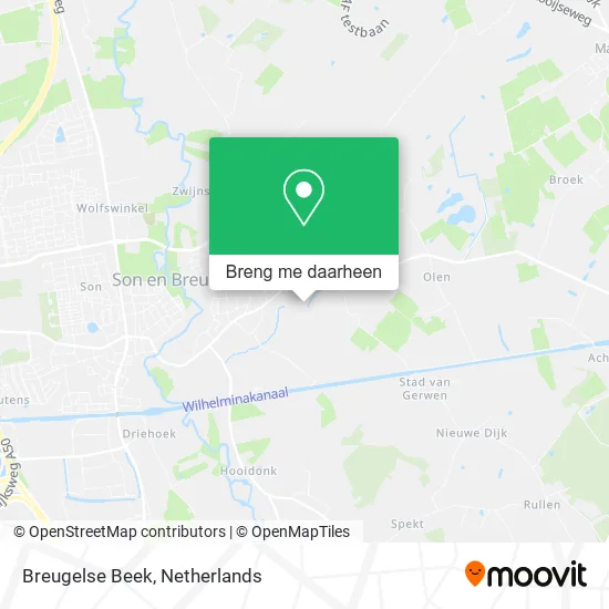 Breugelse Beek kaart