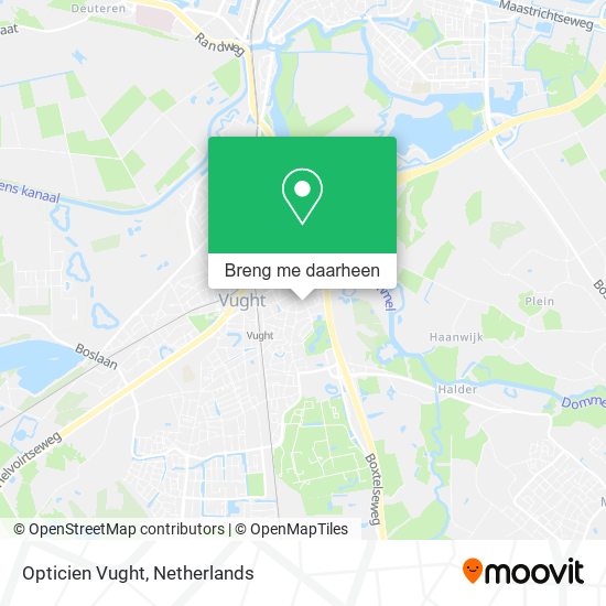 Opticien Vught kaart