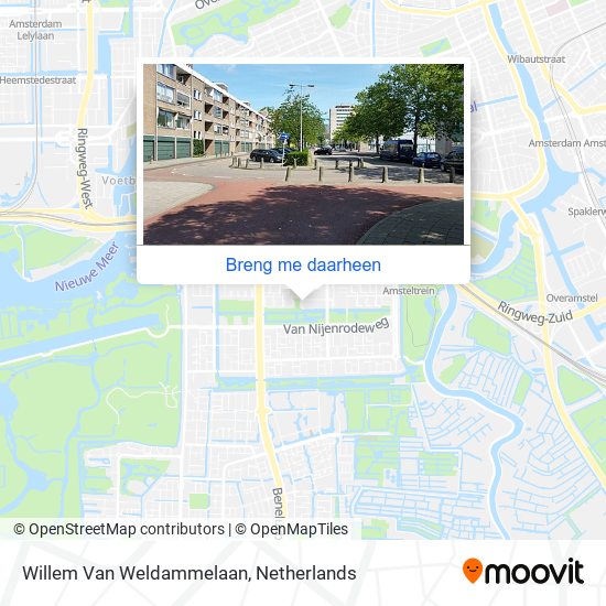 Willem Van Weldammelaan kaart