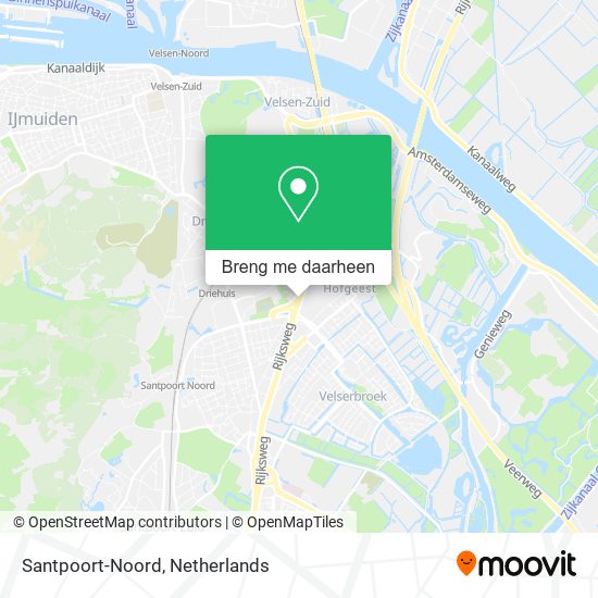Santpoort-Noord kaart
