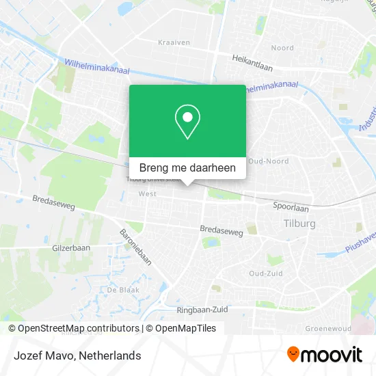 Jozef Mavo kaart