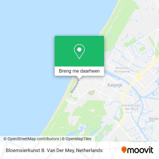 Bloemsierkunst B. Van Der Mey kaart