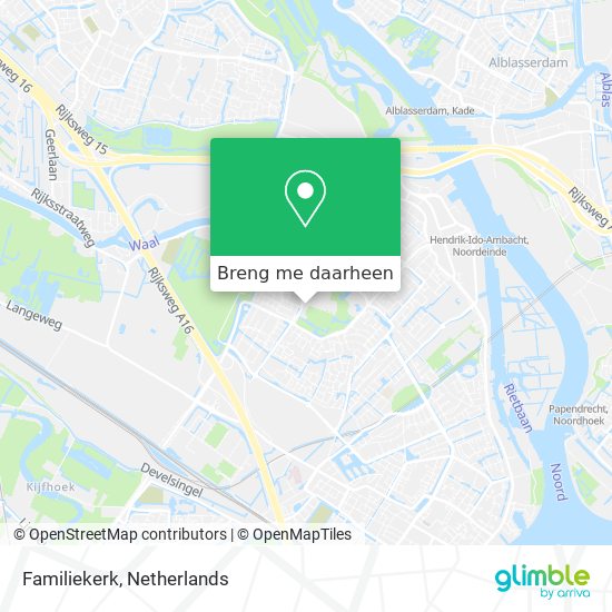 Familiekerk kaart