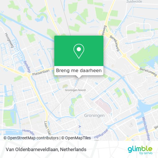 Van Oldenbarneveldlaan kaart