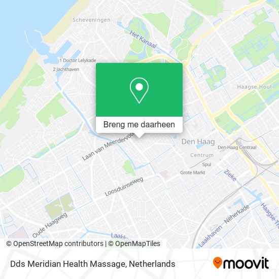 Dds Meridian Health Massage kaart