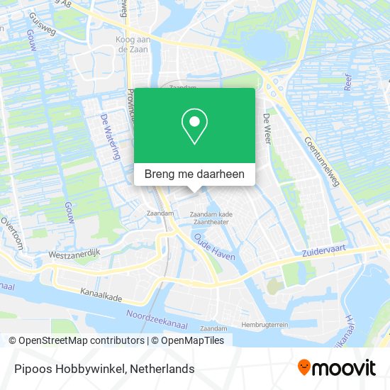 Pipoos Hobbywinkel kaart