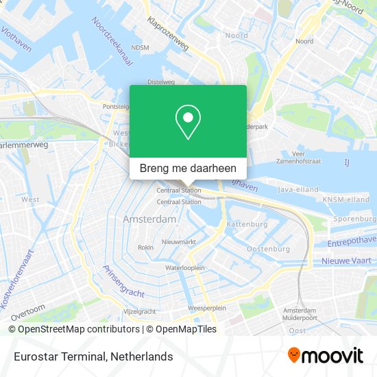Eurostar Terminal kaart