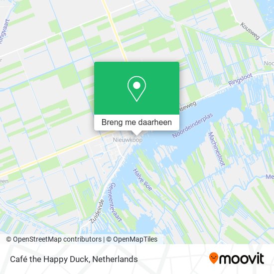 Café the Happy Duck kaart