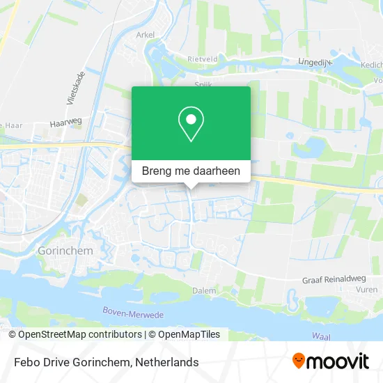 Febo Drive Gorinchem kaart