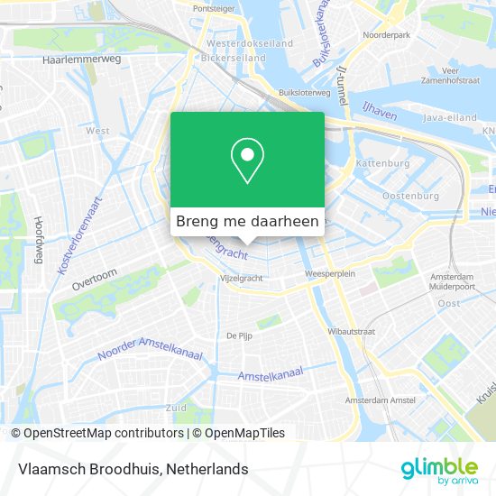Vlaamsch Broodhuis kaart