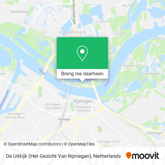 De Uitkijk (Het Gezicht Van Nijmegen) kaart