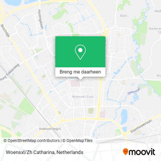Woensxl/Zh Catharina kaart