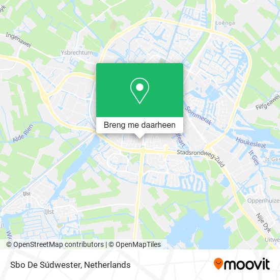 Sbo De Súdwester kaart
