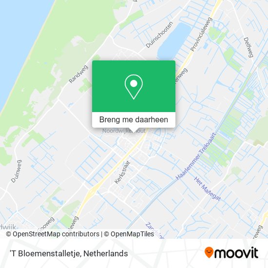 'T Bloemenstalletje kaart