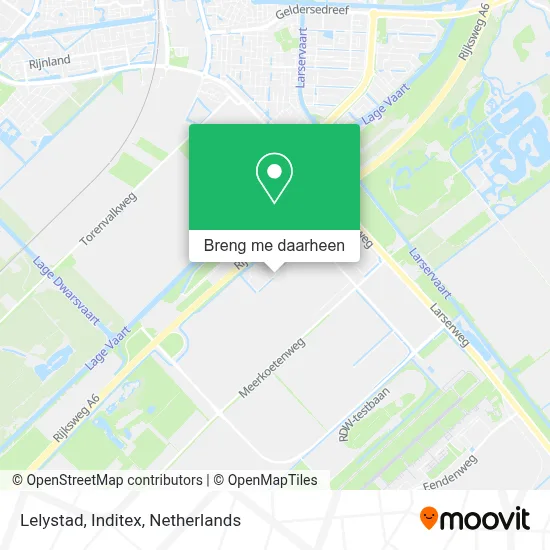 Lelystad, Inditex kaart