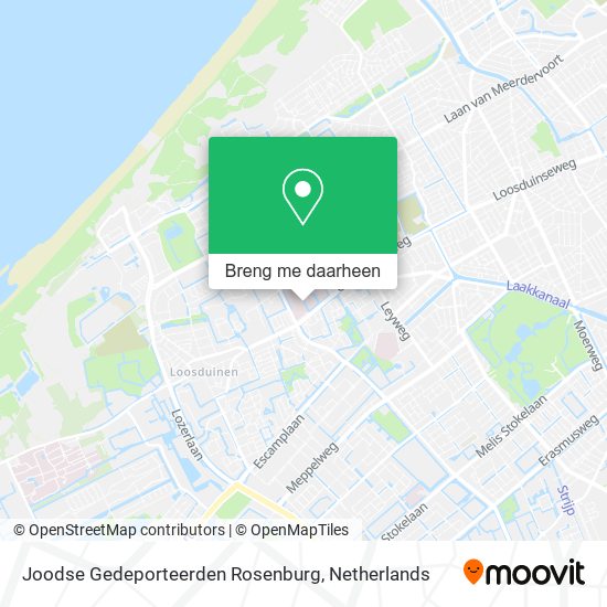 Joodse Gedeporteerden Rosenburg kaart