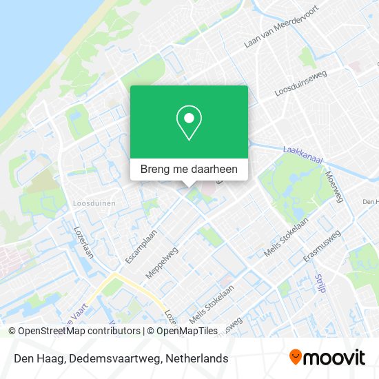 Den Haag, Dedemsvaartweg kaart