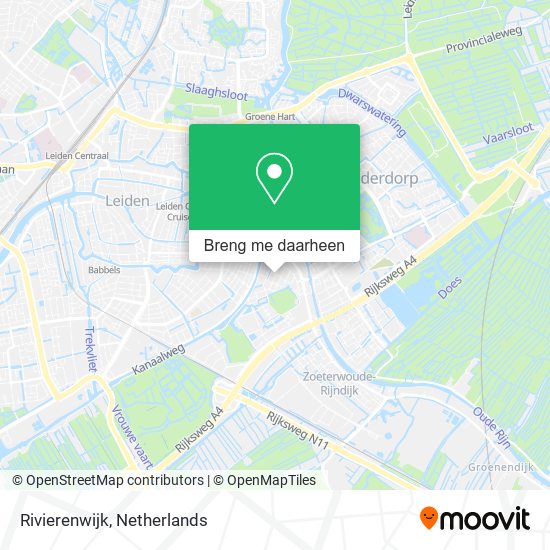 Rivierenwijk kaart