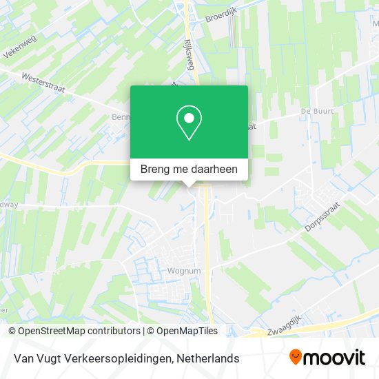 Van Vugt Verkeersopleidingen kaart