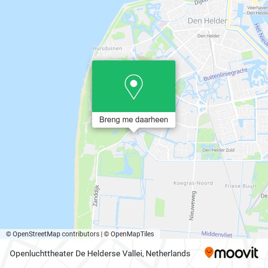 Openluchttheater De Helderse Vallei kaart