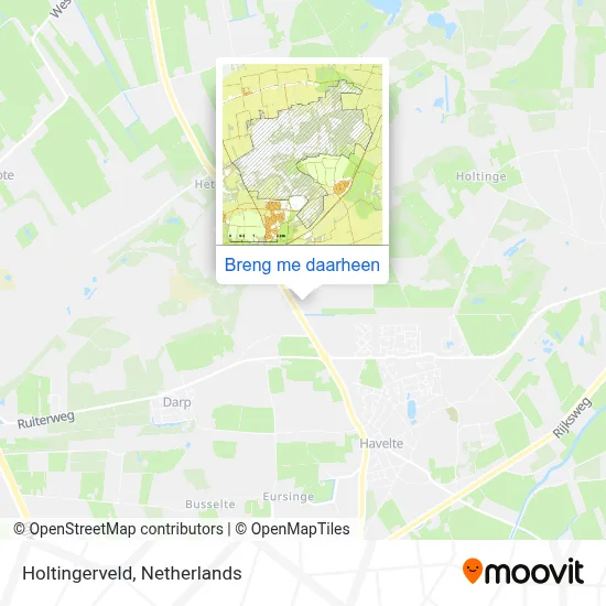 Holtingerveld kaart