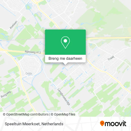 Speeltuin Meerkoet kaart