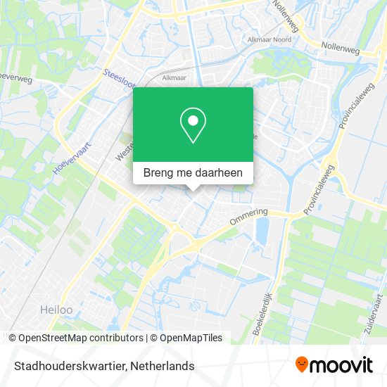 Stadhouderskwartier kaart