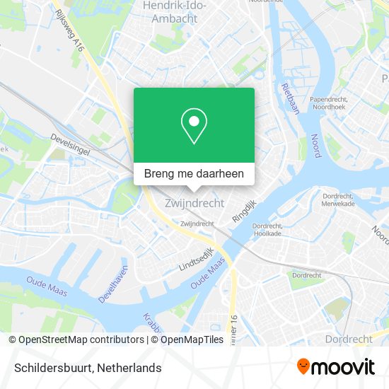 Schildersbuurt kaart