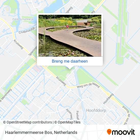 Haarlemmermeerse Bos kaart