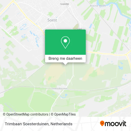 Trimbaan Soesterduinen kaart
