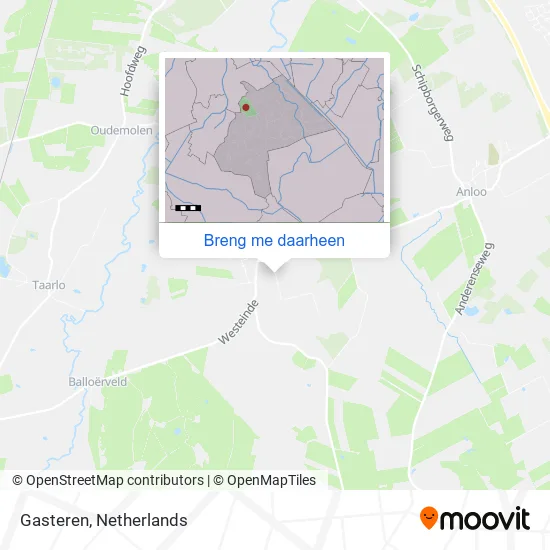 Gasteren kaart