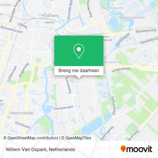 Willem Van Ospark kaart