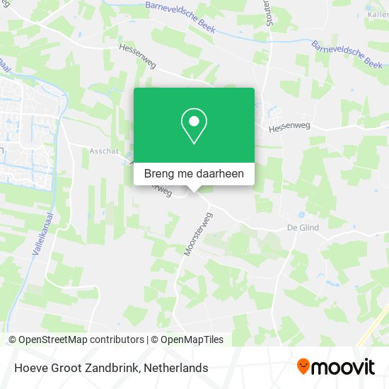 Hoeve Groot Zandbrink kaart